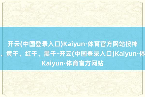 开云(中国登录入口)Kaiyun·体育官方网站按神气分为绿干、黄干、红干、黑干-开云(中国登录入口)Kaiyun·体育官方网站