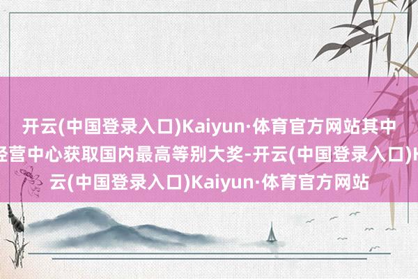 开云(中国登录入口)Kaiyun·体育官方网站其中华为东说念主工智能经营中心获取国内最高等别大奖-开云(中国登录入口)Kaiyun·体育官方网站