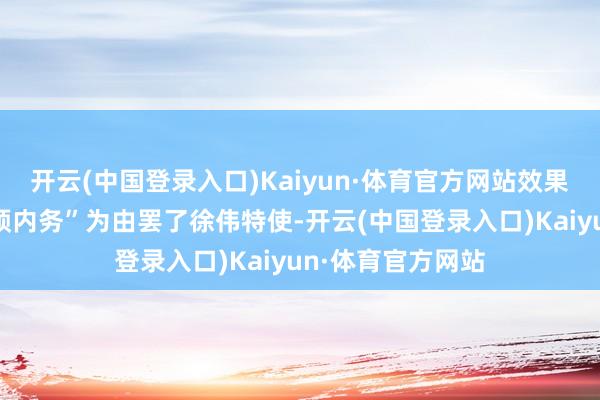 开云(中国登录入口)Kaiyun·体育官方网站效果巴拉圭就以“干预内务”为由罢了徐伟特使-开云(中国登录入口)Kaiyun·体育官方网站